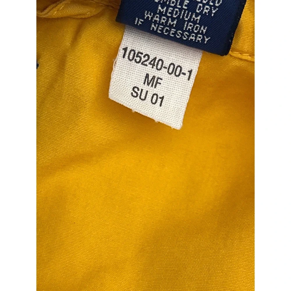 Y2K 2001 GAP Kids XXL Yellow Hawaiian Surf Shirt Tropical Y2K Surf Core Retro